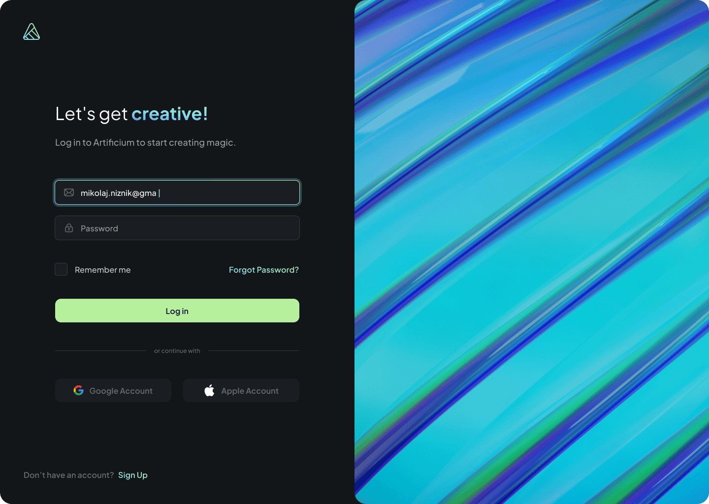 Login and registration